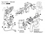 Bosch 0 603 312 603 Psb 450 R Percussion Drill 230 V / Eu Spare Parts